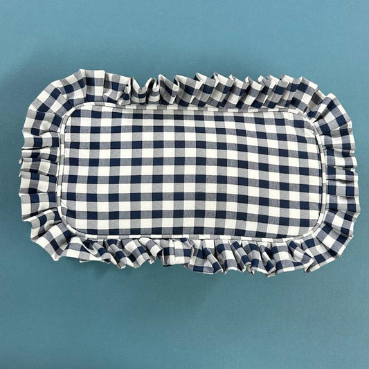 Navy Gingham Bag- Mugsby