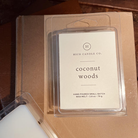 Coconut Woods Wax Melt- Hico Candle Co.