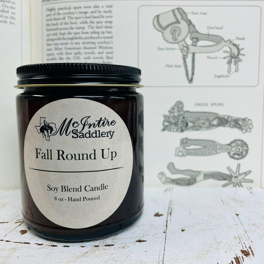 "Fall Round Up" Candle -McIntire Saddlery