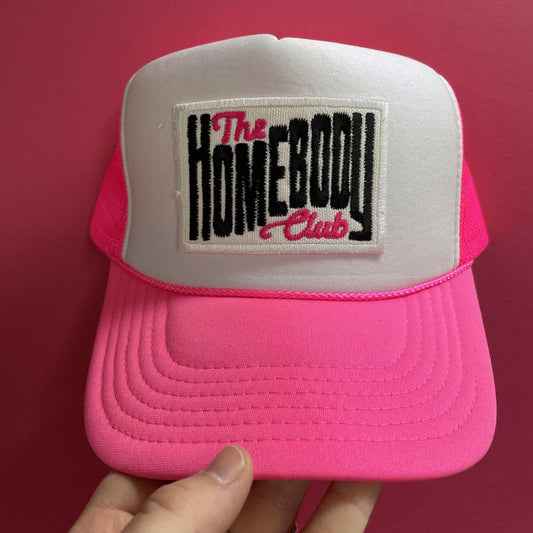 The Homebody Club Pink Trucker - Lucky Girl