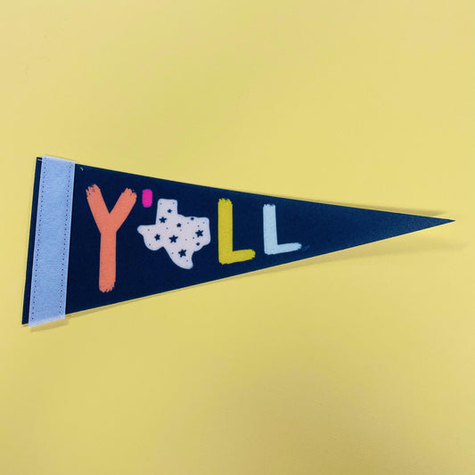 Texas Y’all Pennant Flag - Callie Danielle