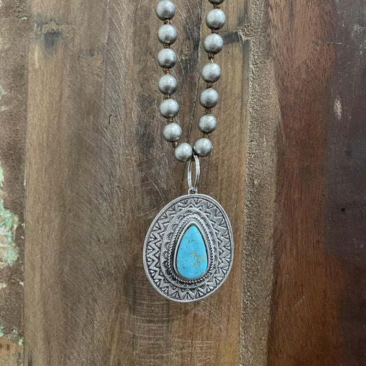 Aztec Pendent Navajo Necklace- Dallas