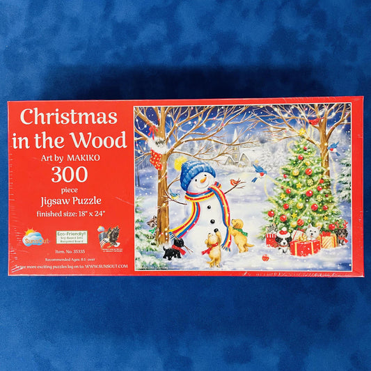 Christmas In The Wood - 300 Piece Puzzle