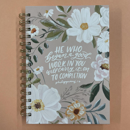 Wirebound Journal - Philippians 1:6 - CAG