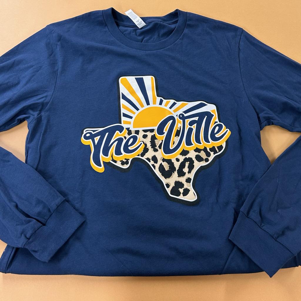 Texas "The Ville"- Spirit Long Sleeve Shirt