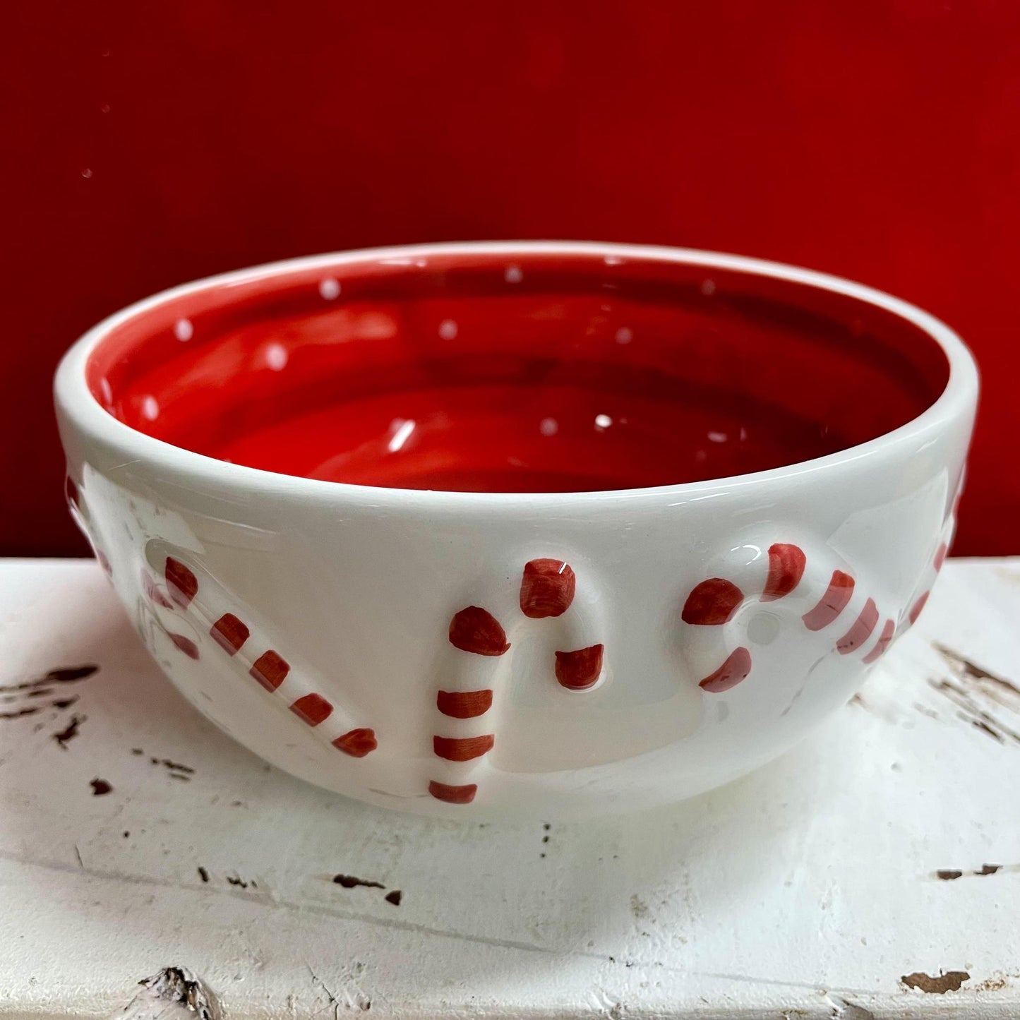 Candy Cane Bowl - Glory Haus