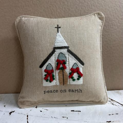 Peace On Earth Pillow- Christmas Pillow