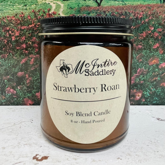 "Strawberry Roan" Candle -McIntire