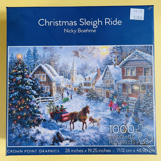 Christmas Sleigh Ride - 1000 Piece Puzzle