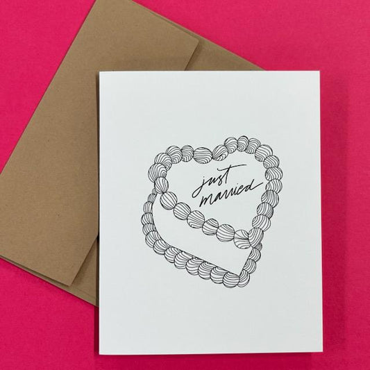 Just Married Card- Maddon & Co.