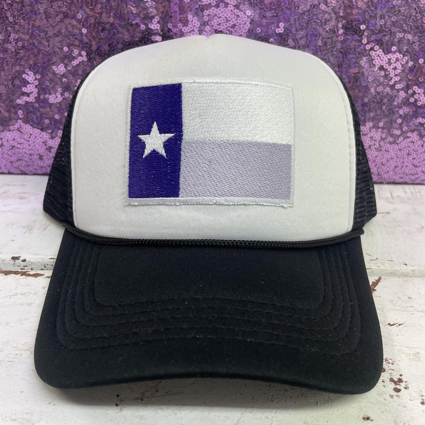 Purple Texas Flag- Trucker Hat