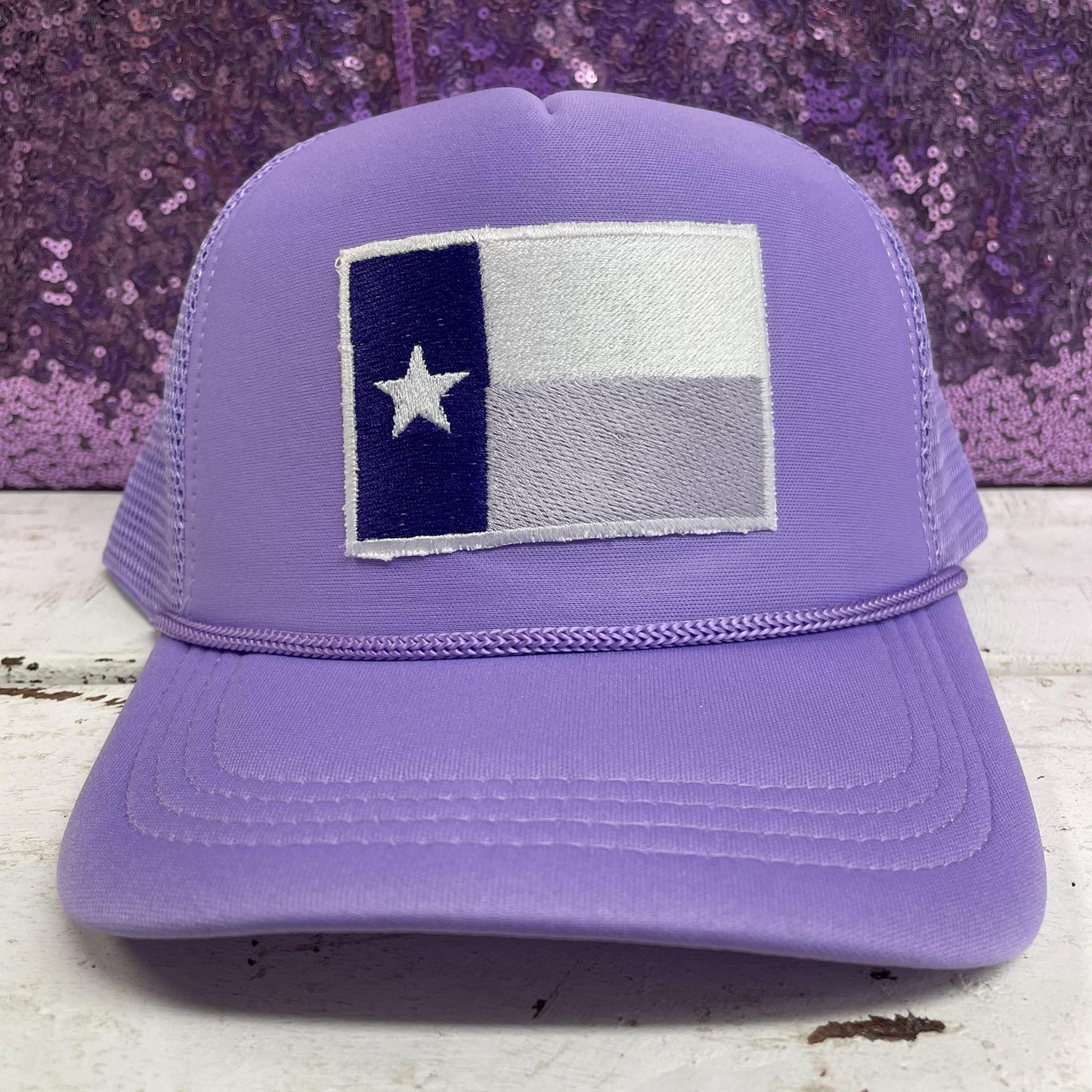 Purple Texas Flag- Trucker Hat