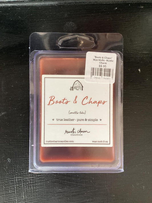 "Boots & Chaps" Wax Melts -Rustic Charm