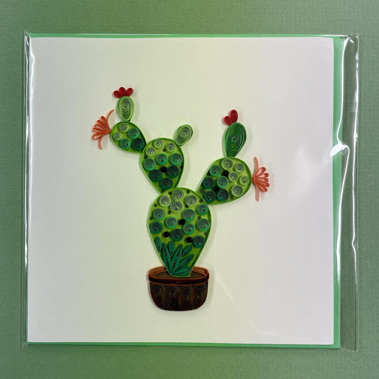 Cactus Quilling Card - 5x5