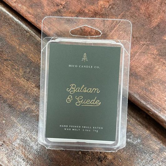 Balsam & Suede Wax Melts- Hico Candle Co.