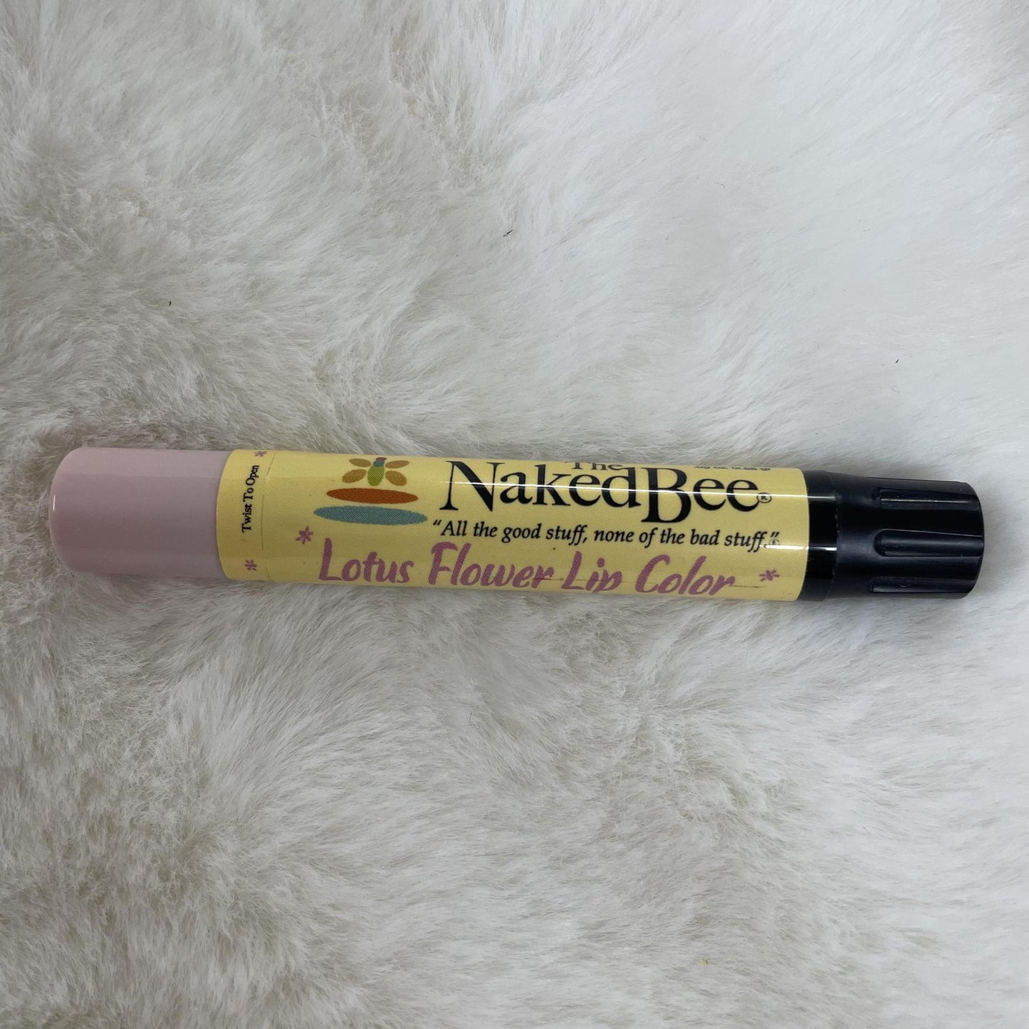 Naked Bee Natural Lip Color - Lotus Flower