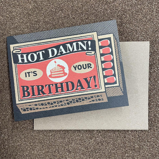 Happy Birthday Matchbox Cards - Bryan Spear Studio