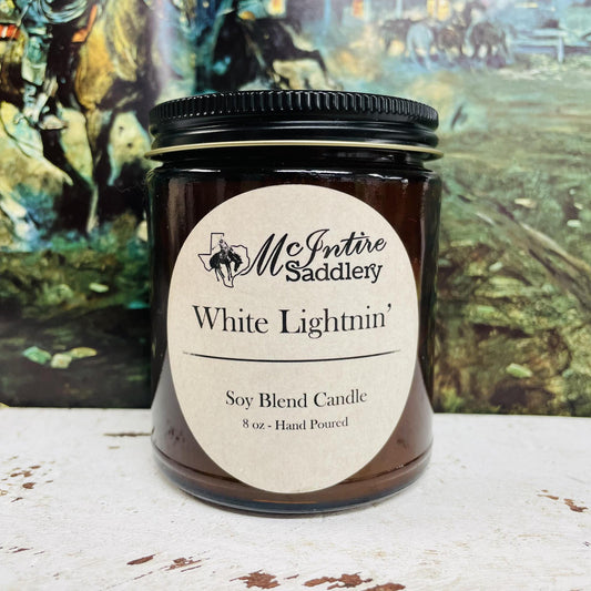 White Lightnin Candle - McIntire Saddlery