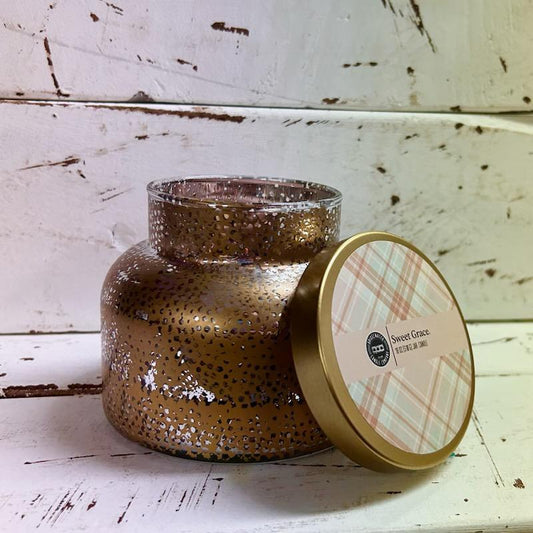 Gold Jar Candle, Sweet Grace- Bridgewater