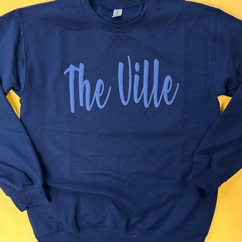 The Ville- Navy Sweatshirt