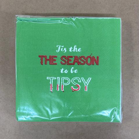 Tipsy- Christmas Napkins