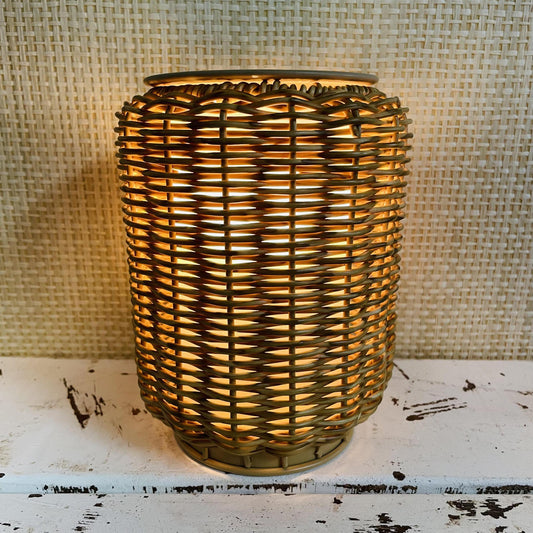 Wicker Lantern Wax Warmer- Cliff Price & Co.