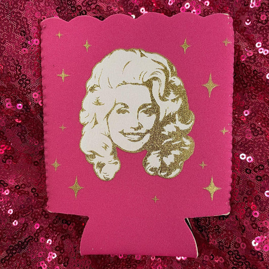 Wavy Dolly Koozie - Pink