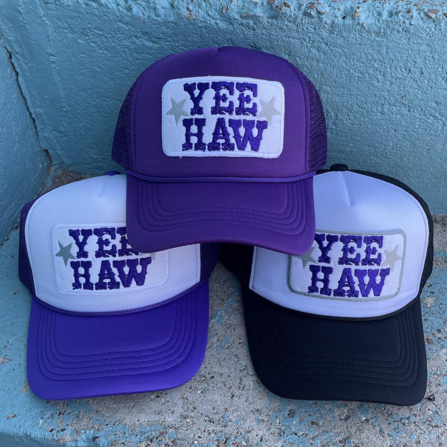 Purple Yee Haw- Truckers