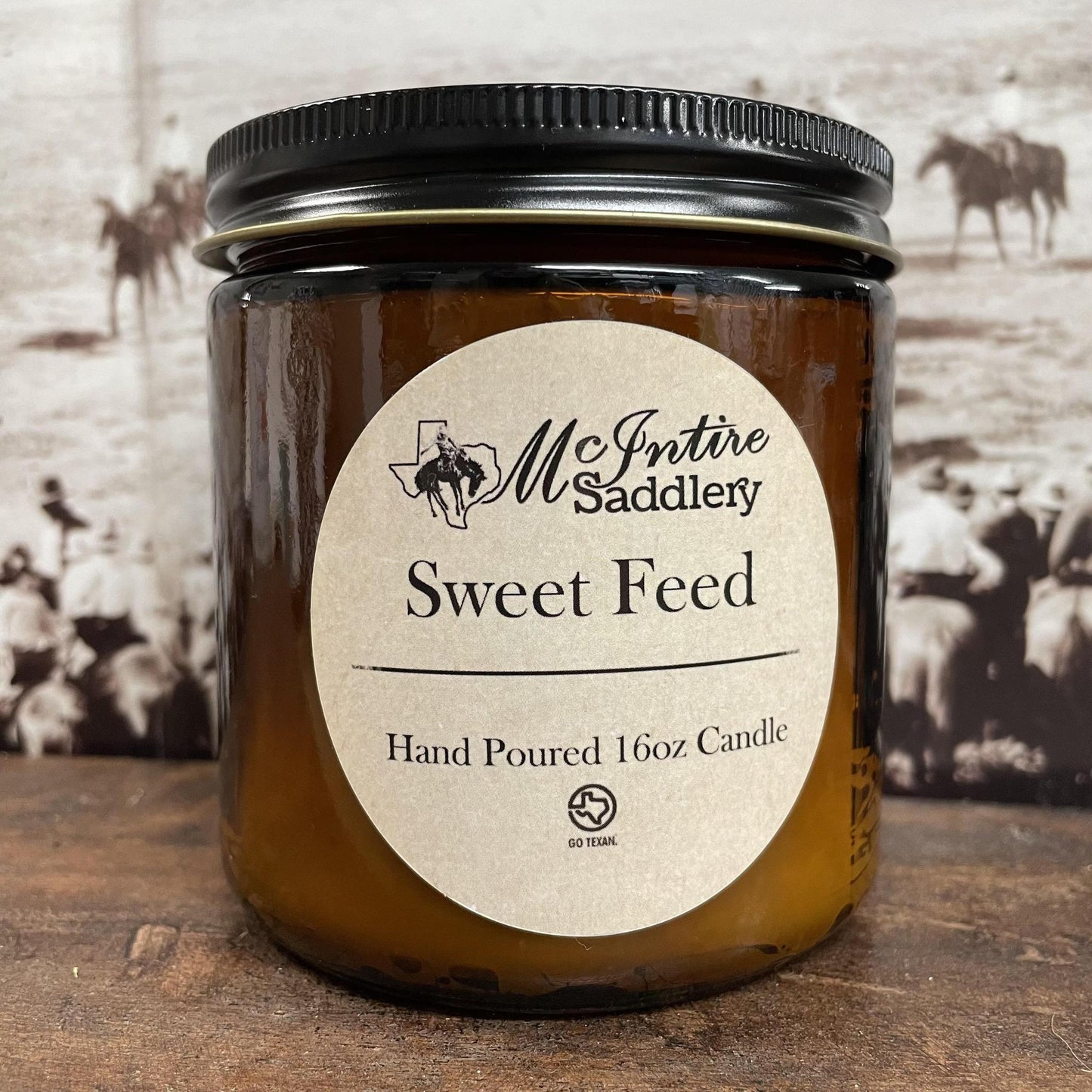 Sweet Feed 16oz Candle- McIntire Saddlery