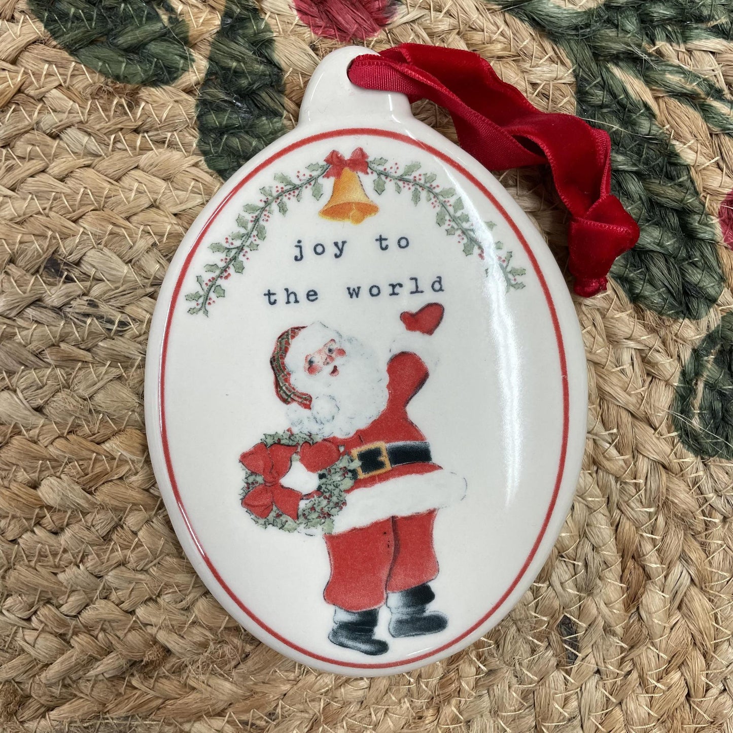 Joy Vintage Ornament- Mud Pie