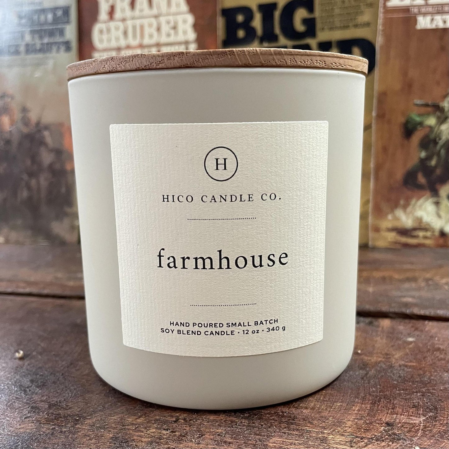 Farmhouse Candle - Hico Candle Co 12oz