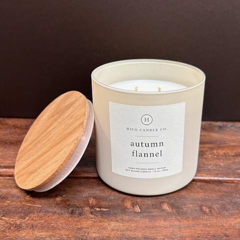 Autumn Flannel Candle- Hico Candle Co.