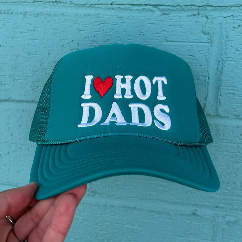 I <3 Hot Dads Trucker- McIntire