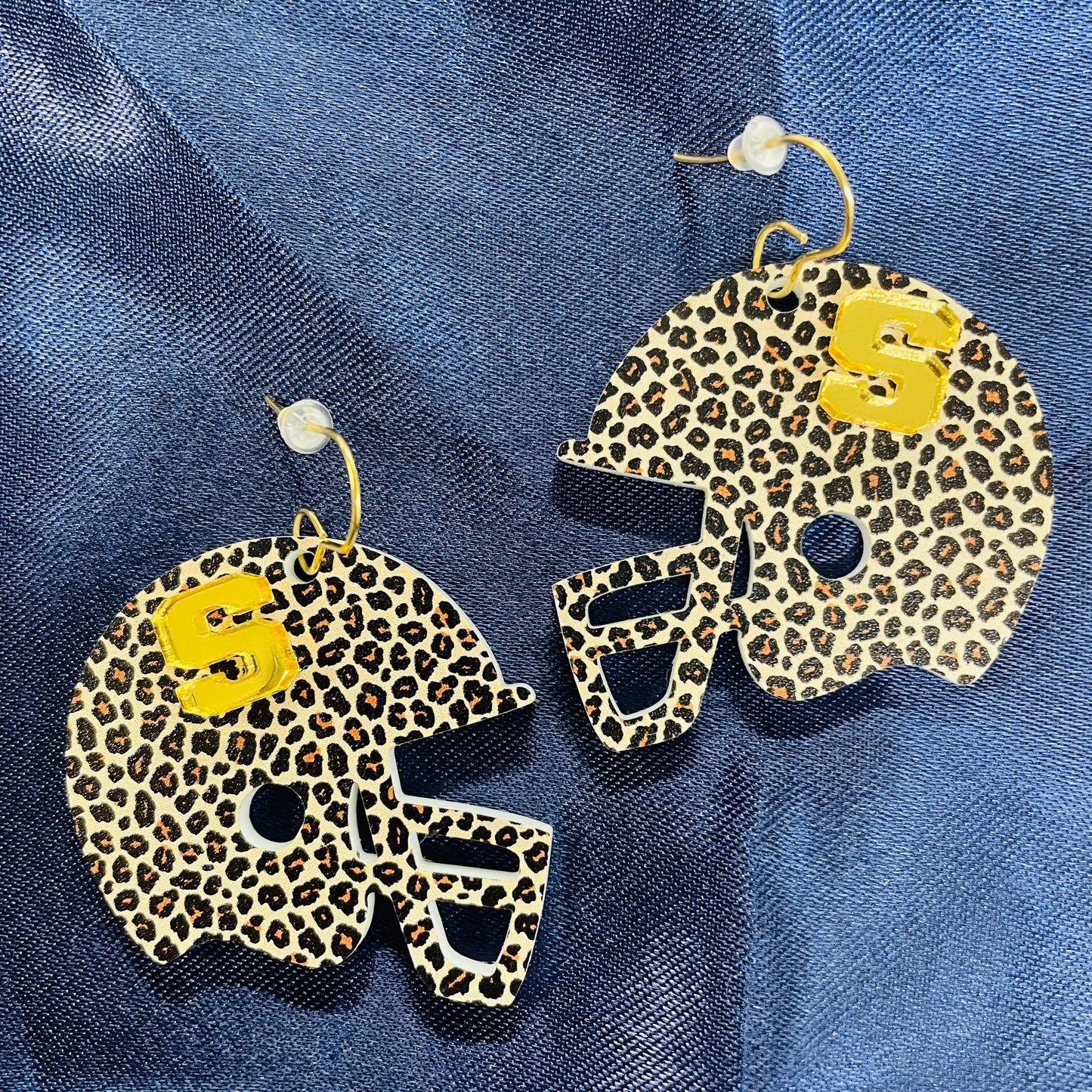 S Helmet Earrings- Doohickies