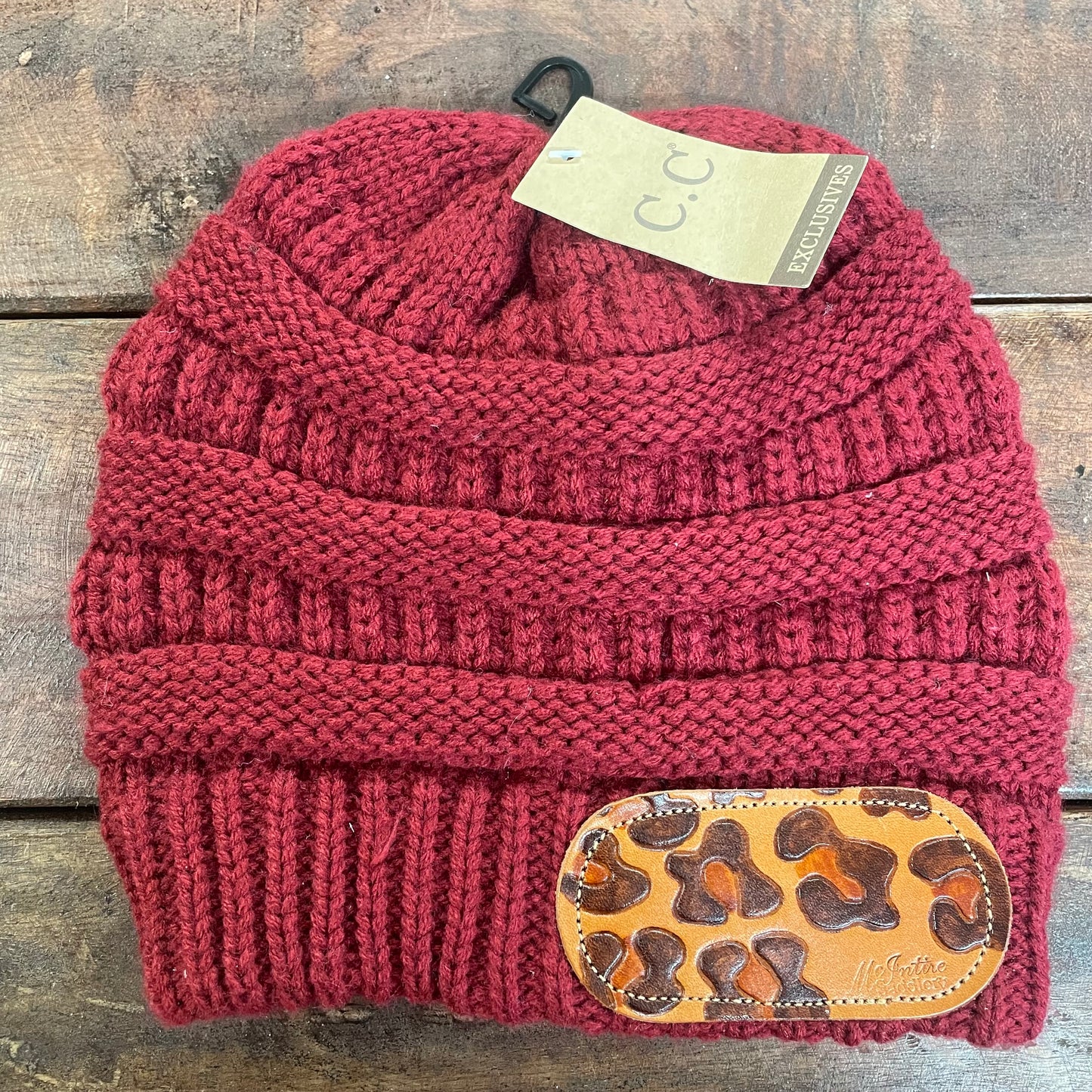 Maroon Beanie - McIntire Saddlery