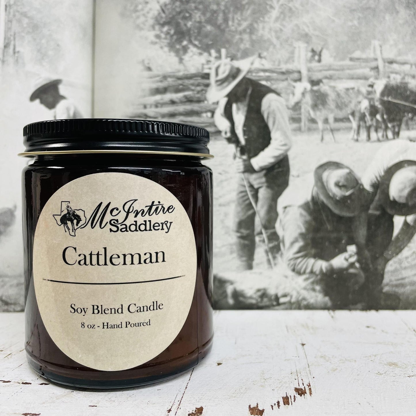 "Cattleman" Candle -McIntire Saddlery