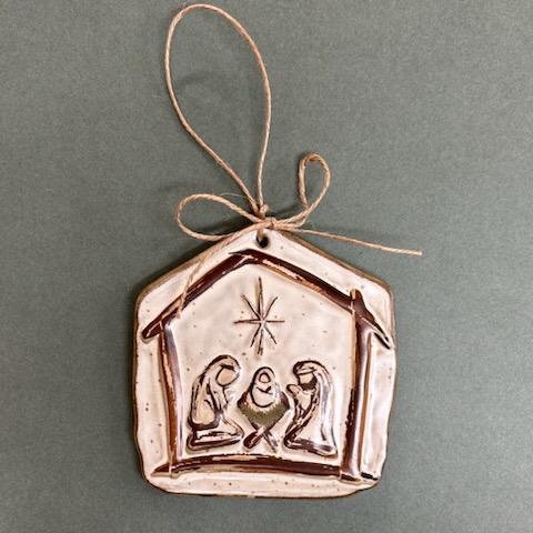 Nativity Ornament- Christmas Mud Pie