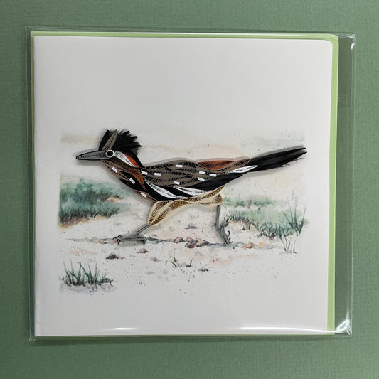 Roadrunner Quilling Card - 5x5