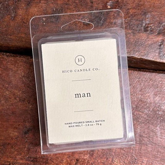 Man Wax Melts- Hico Candle Co.