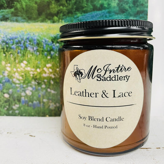 Leather & Lace Candle -McIntire