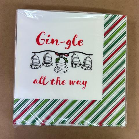 Gin-gle - Christmas Napkins