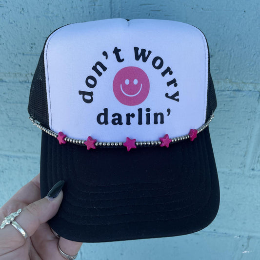 Pink Star Hat Chain