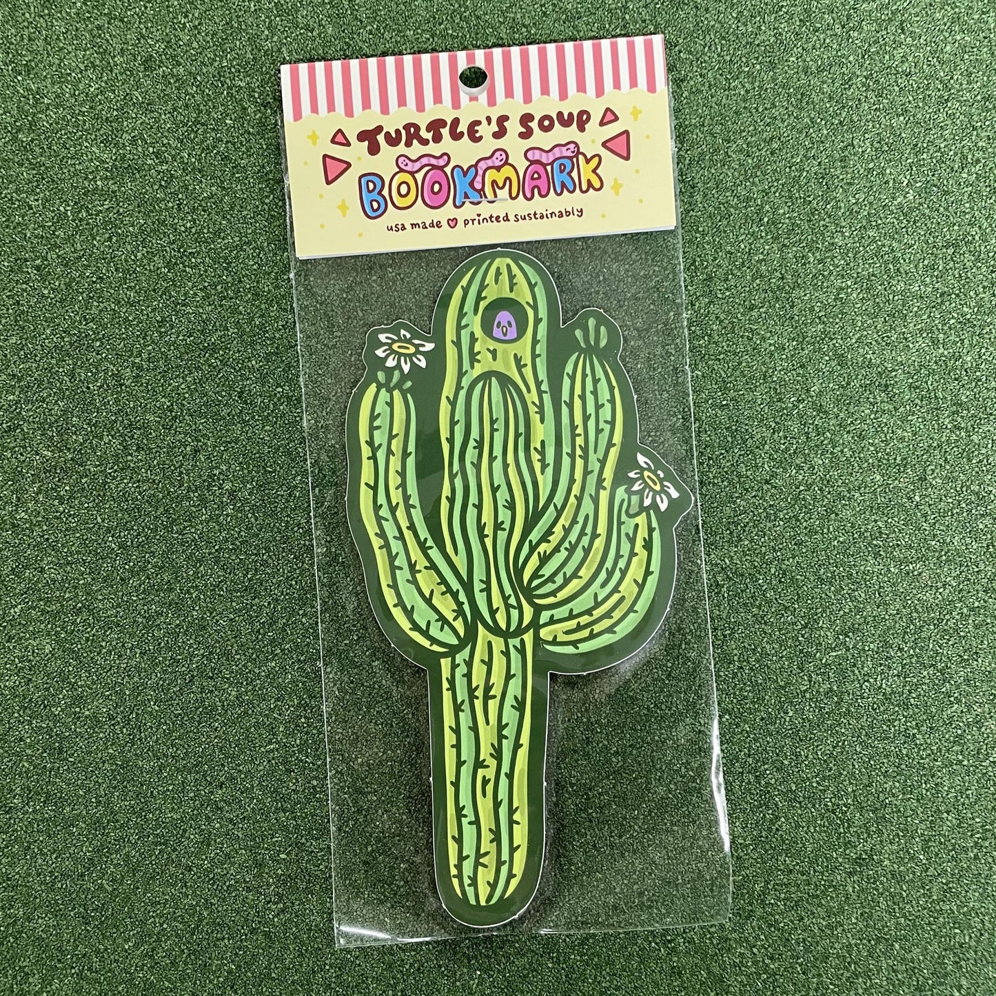 Cactus Bookmark - Turtle Soup