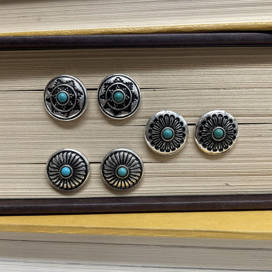 Round Concho Stud Set