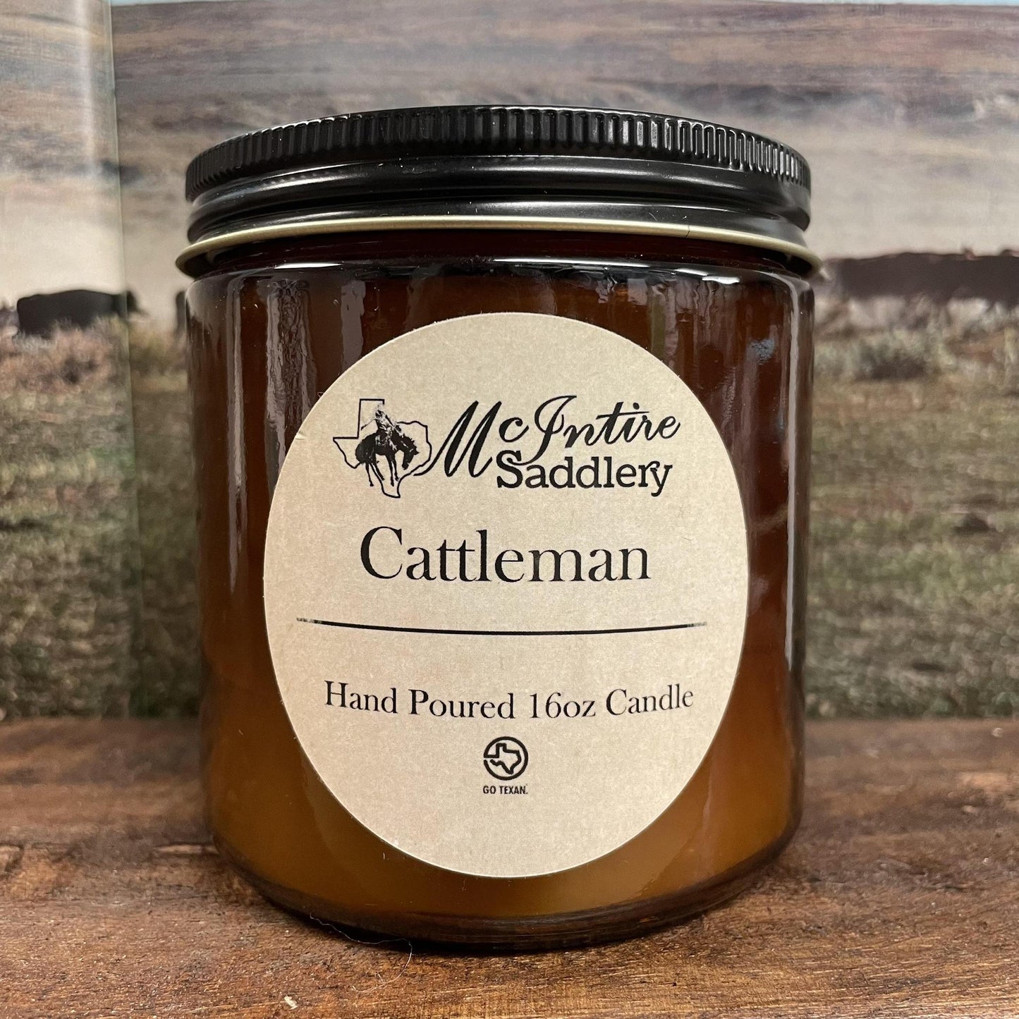 Cattleman Candle - 16oz - McIntire Saddlery