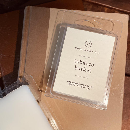 Tobacco Basket Wax Melts- Hico Candle Co.