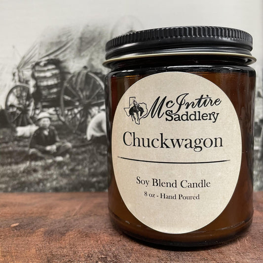 Chuckwagon Candle - McIntire Saddlery