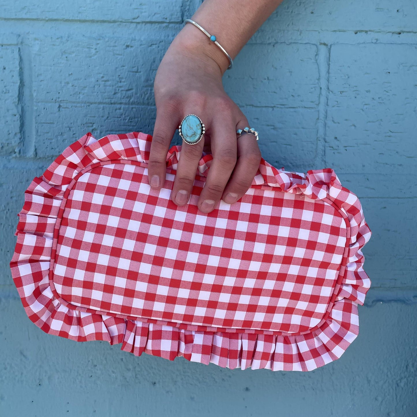 Red Gingham Bag- Mugsby