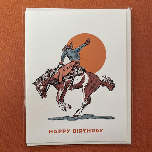 Cowboy Birthday Greeting Card